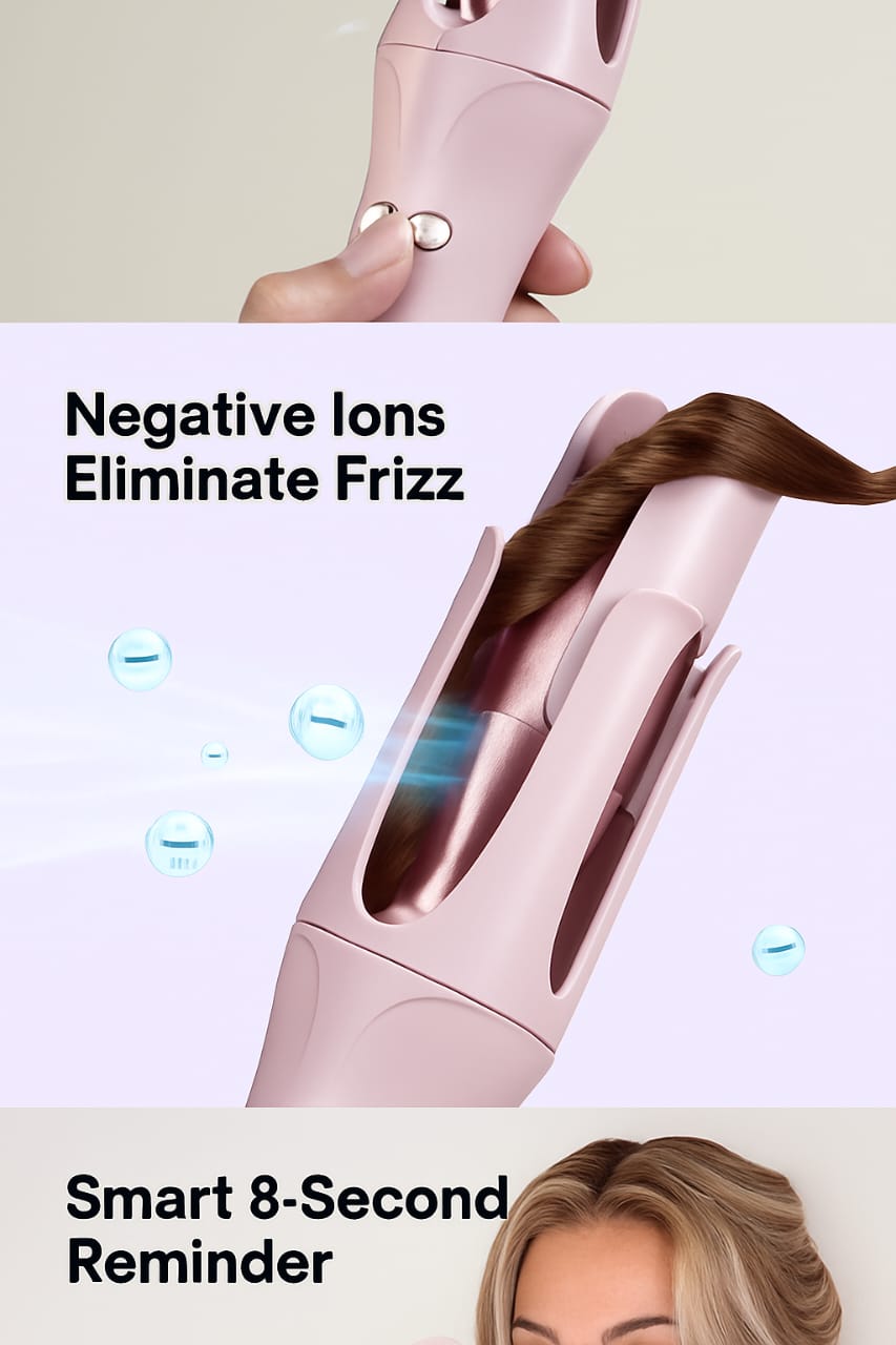 Automatic Curling Iron – Effortless Beach Waves in Minutes