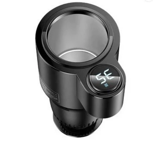 USAMS US-ZB160 Digital Display Smart Car Heating Cooling Cup Car Accessories