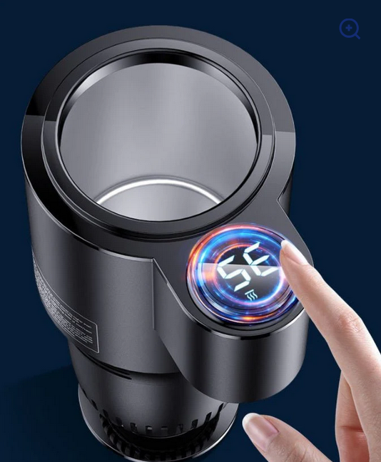 USAMS US-ZB160 Digital Display Smart Car Heating Cooling Cup Car Accessories